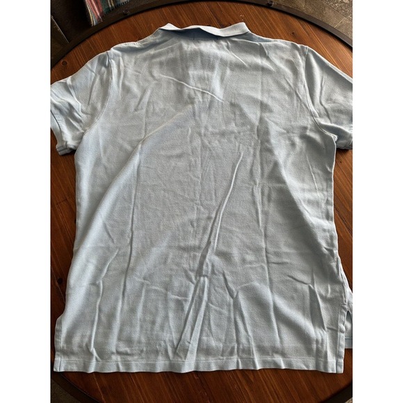 Ralph Lauren Polo Golf Shirt Custom Fit Mens XL Blue w/Yellow Pony Short Sleeve - Picture 11 of 11